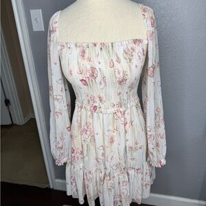 Floral Long Sleeve Dress‎